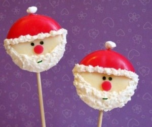Mini Santa Claus, tasty snack for children