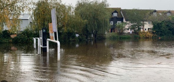 Norfolk Broads land still flooded one month after Storm Ciarán